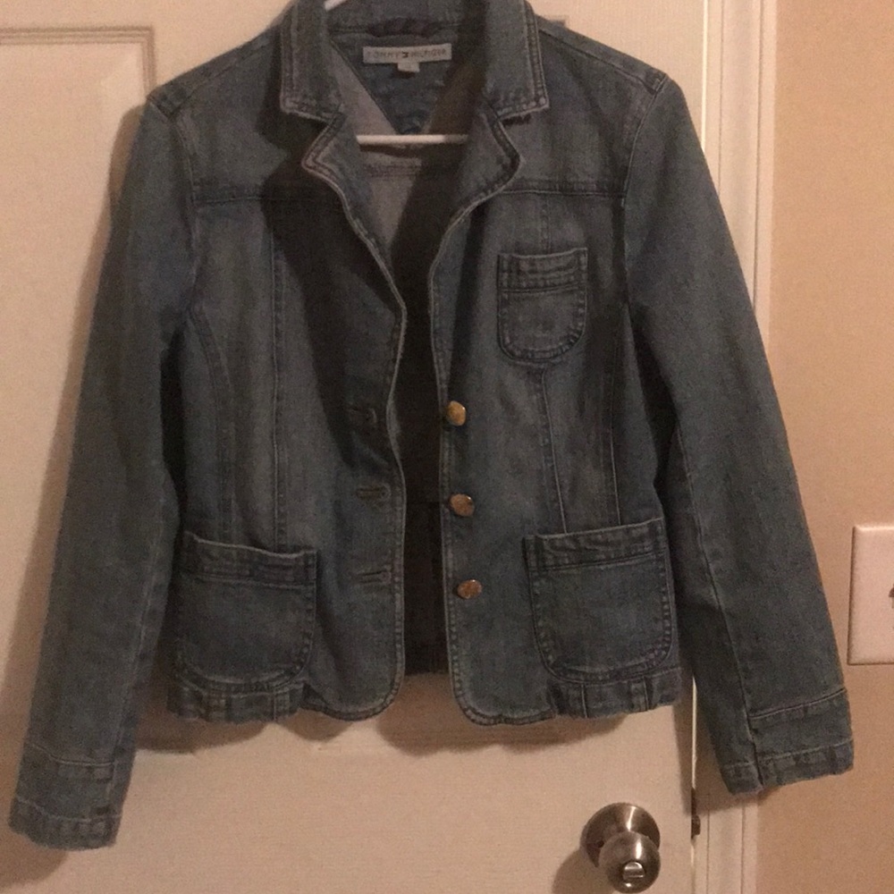 A vintage Tommy Hilfiger Jean jacket